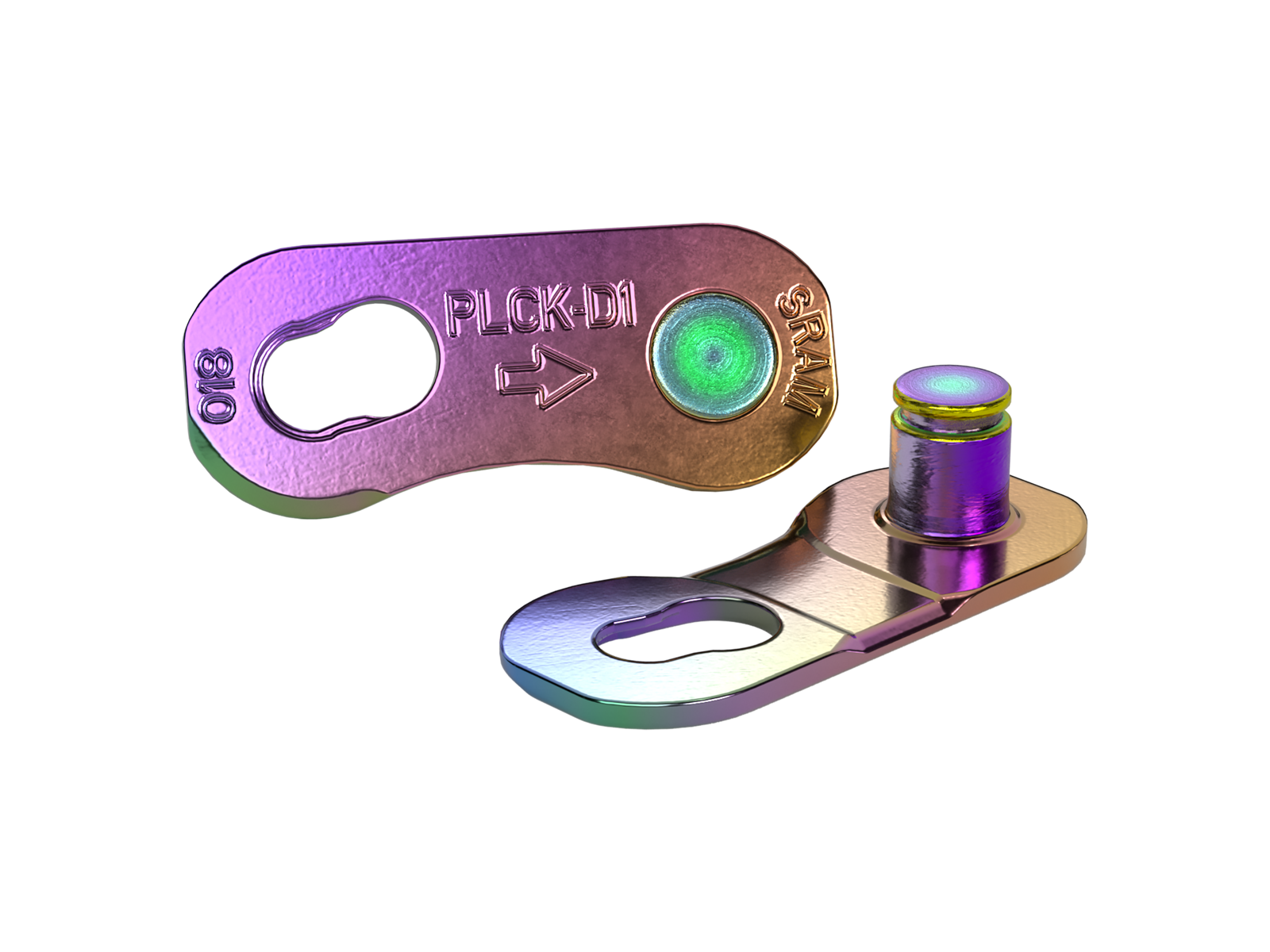 SRAM Kedjelås, Powerlock Flatlock Rainbow, 12-Delat