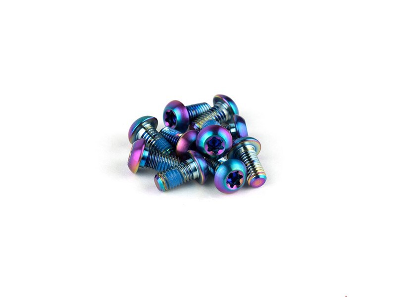 SRAM Skruvsats, Titan Rotor/disc, 12 styck Rainbow
