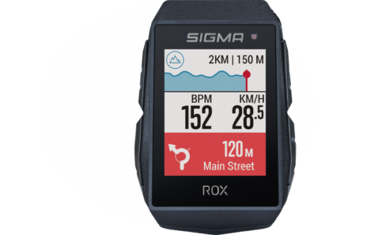 Sigma Cykeldator, ROX 11.1 EVO GPS, Black