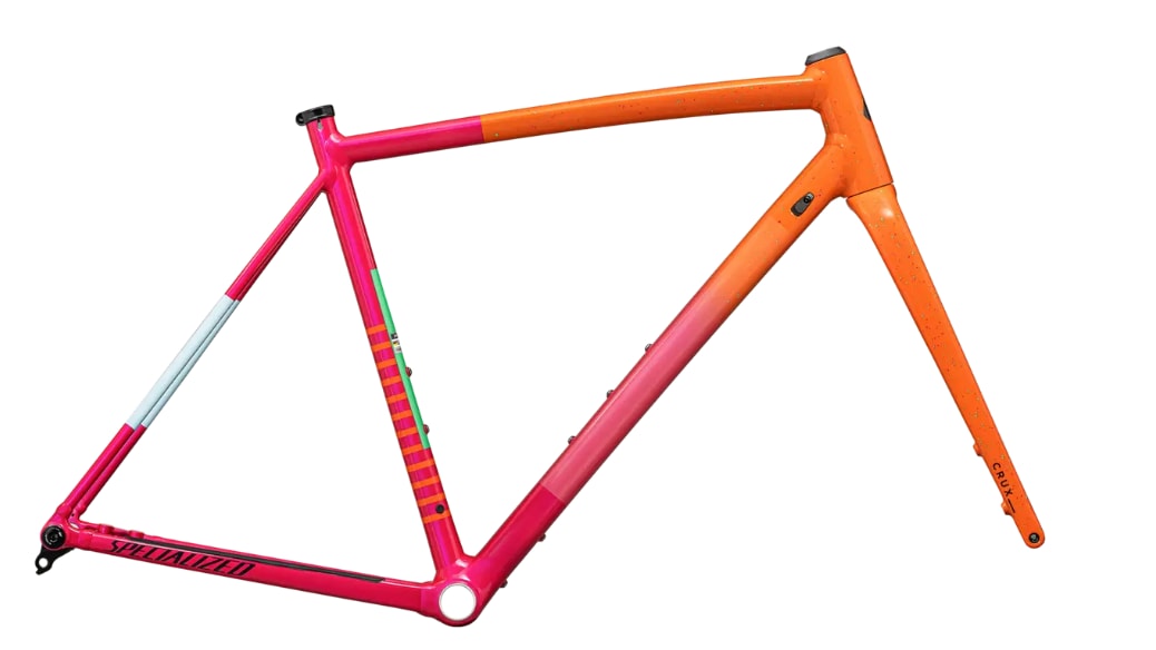 Specialized Cykel, Crux DSW COMP LTD, Gloss Amber Glow / Vivid Pink / Metallic Midnight Shadow / Speckle