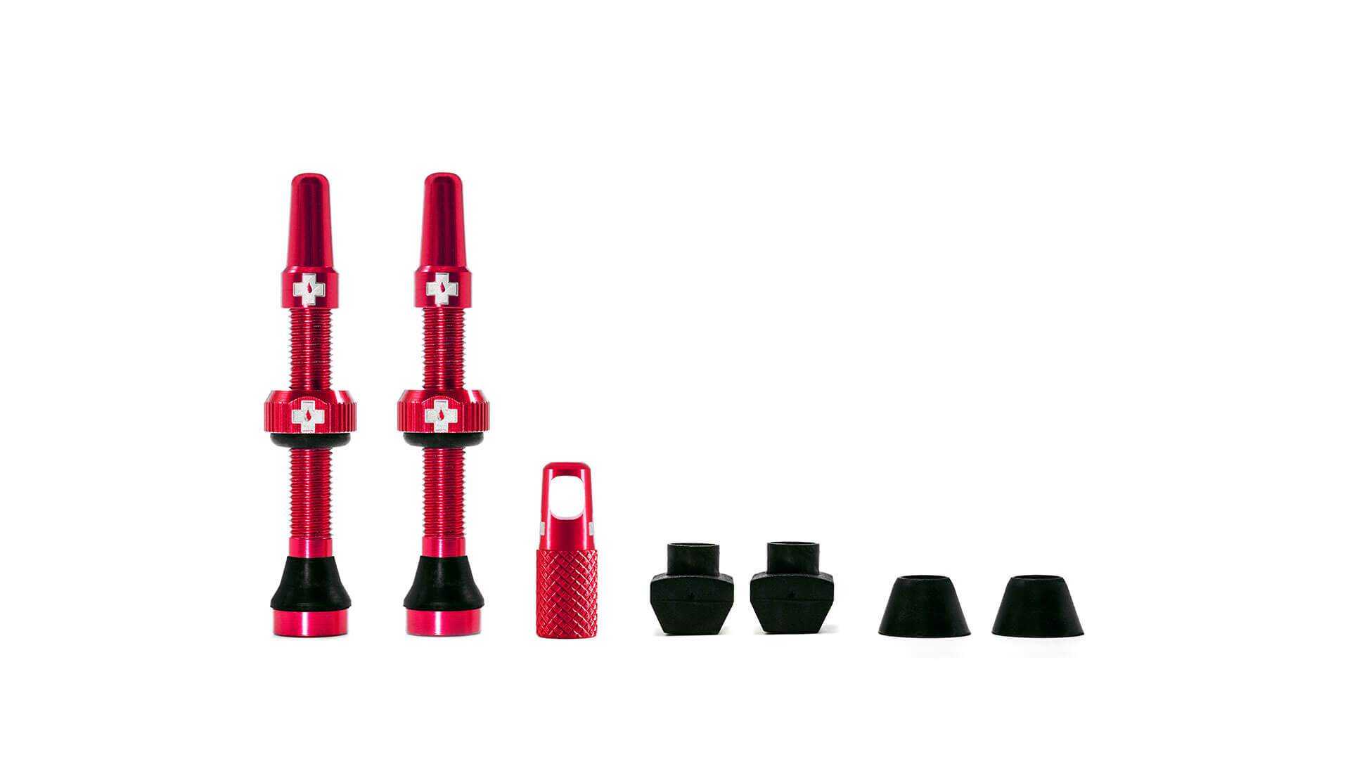 Muc-Off Ventil, Tubeless Valve Kit, Red