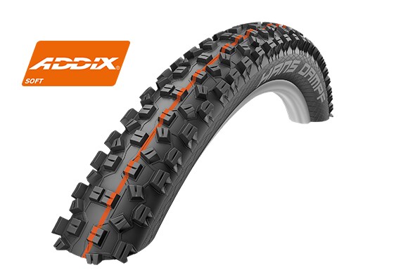 Schwalbe Däck, Hans Dampf Addix Soft 29, Vikbart