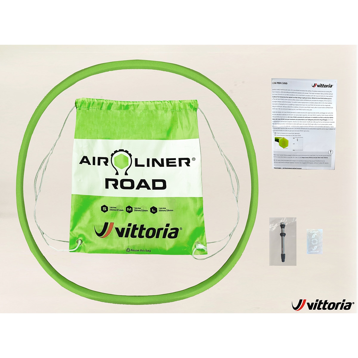 Vittoria Tubelesskit, Road Kit Medium (700x27/29mm)