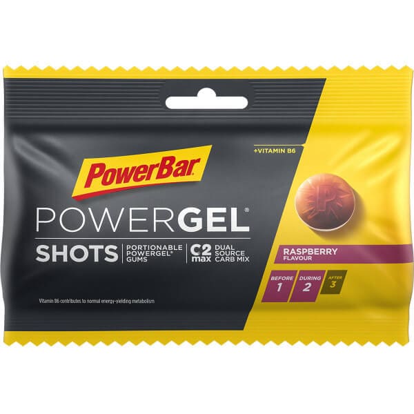 PowerBar Shots, PowerGel Shots 60g, Rasberry