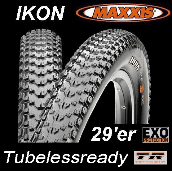 Maxxis Däck, Ikon TubelessReady 3C 29, Diverse Breddalternativ