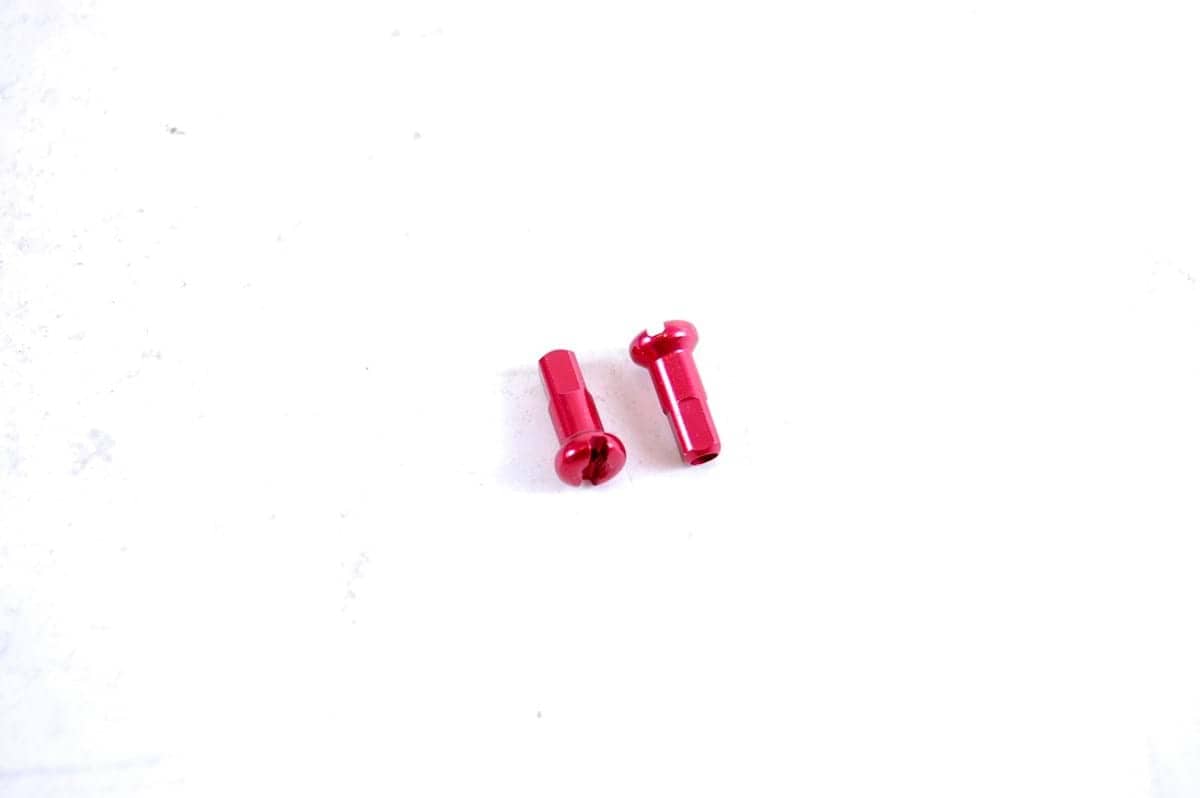 DT Nippel, Aluminium 12 mm, Röd