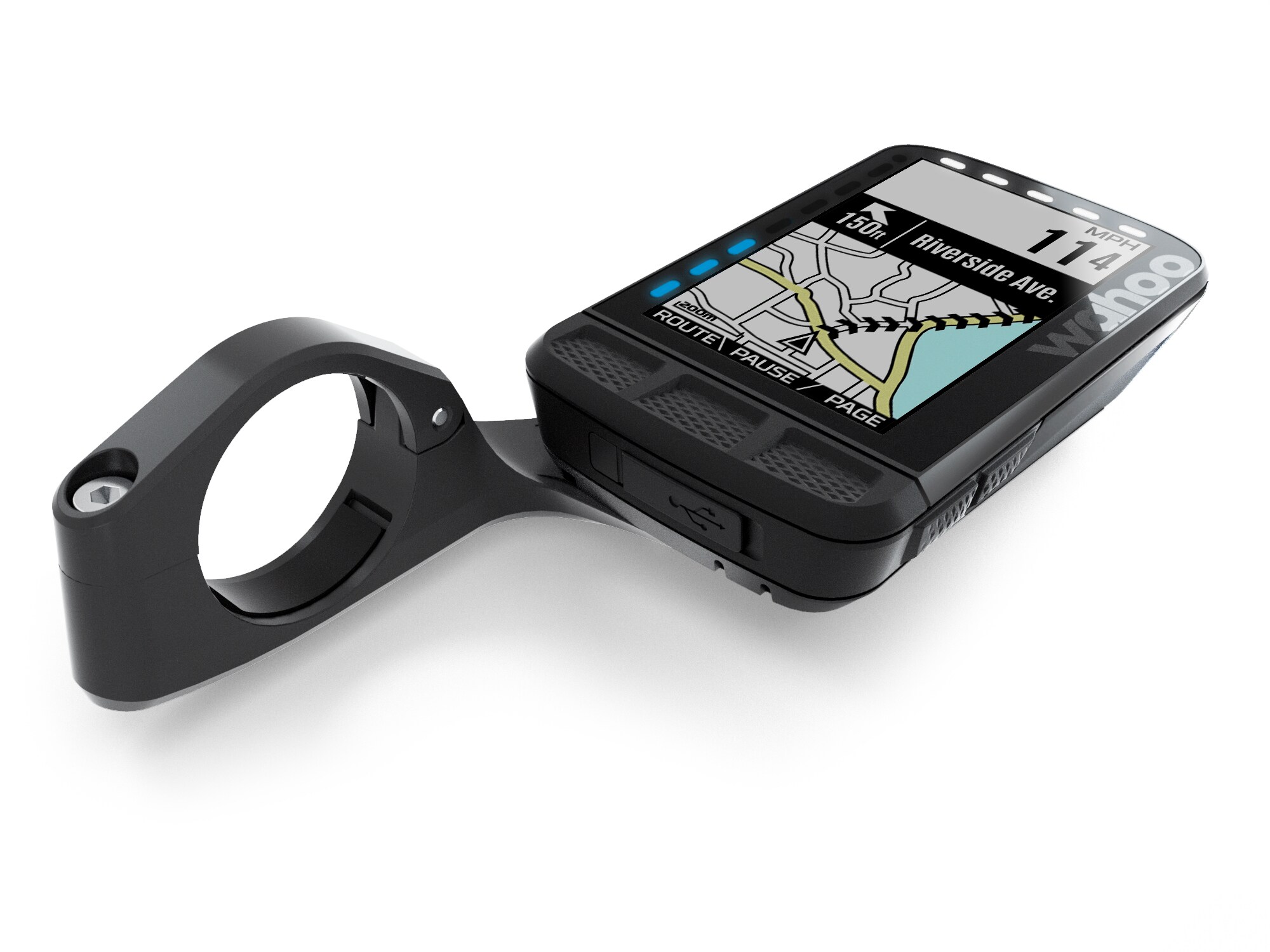 Wahoo Cykeldator, ELEMNT Roam GPS Bundle, Black