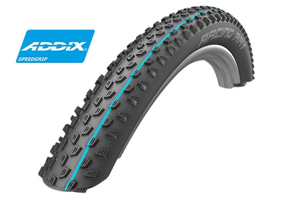 Schwalbe Däck, Racing Ray Addix SpeedGrip SnakeSkin TLE 27.5", Black