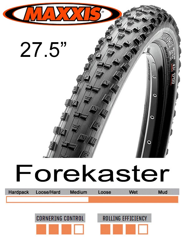 Maxxis Däck Forekaster EXO 27.5x2.2, Svart