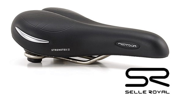 Selle Royal Sadel, Freedom Strengtex, Svart