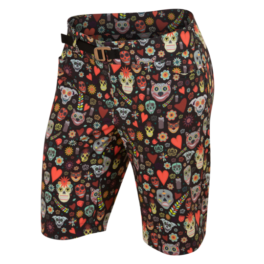 Pearl Izumi Byxa, Summit Shell Short Women, Sugar Skulls