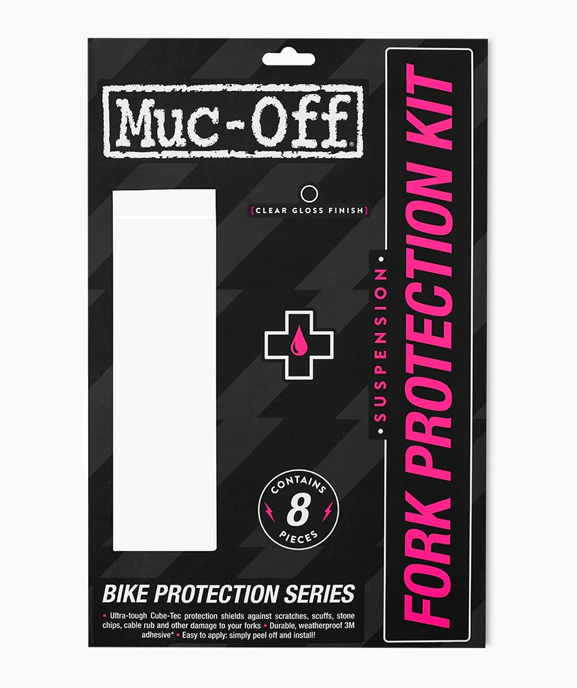 Muc-Off Framgaffelskydd, Fork Protection Kit, Clear Gloss