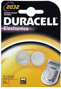 Duracell Batteri, 2032 2 pack