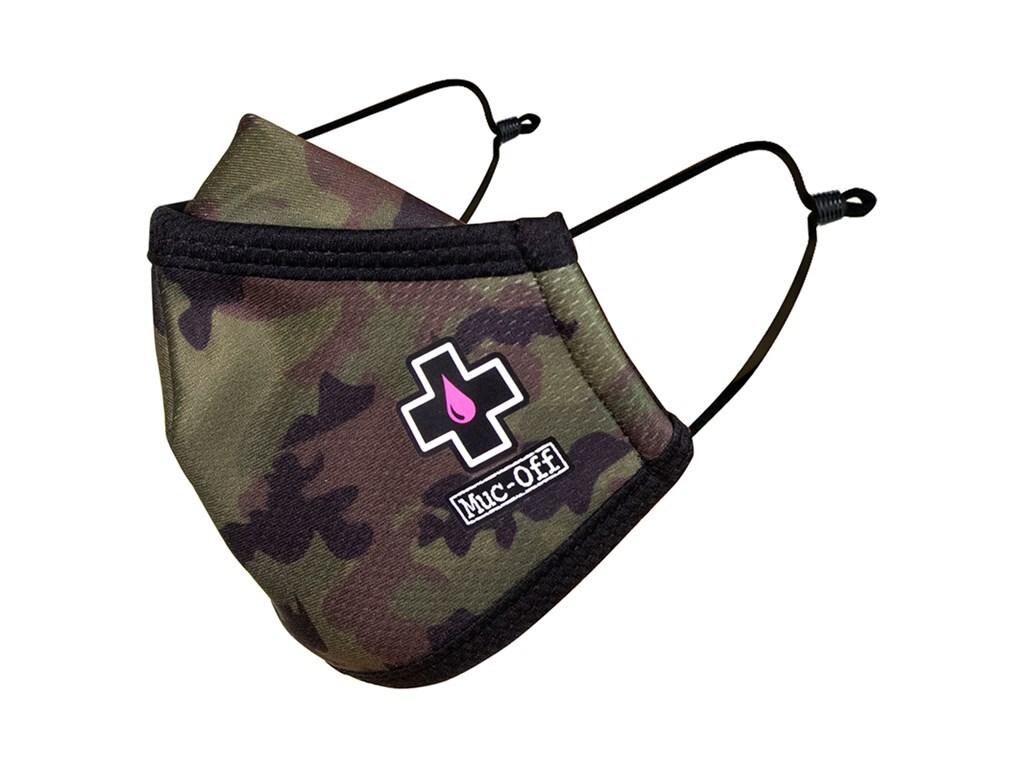 Muc-Off Munskydd, Face Mask Kids Reuseable, Camo