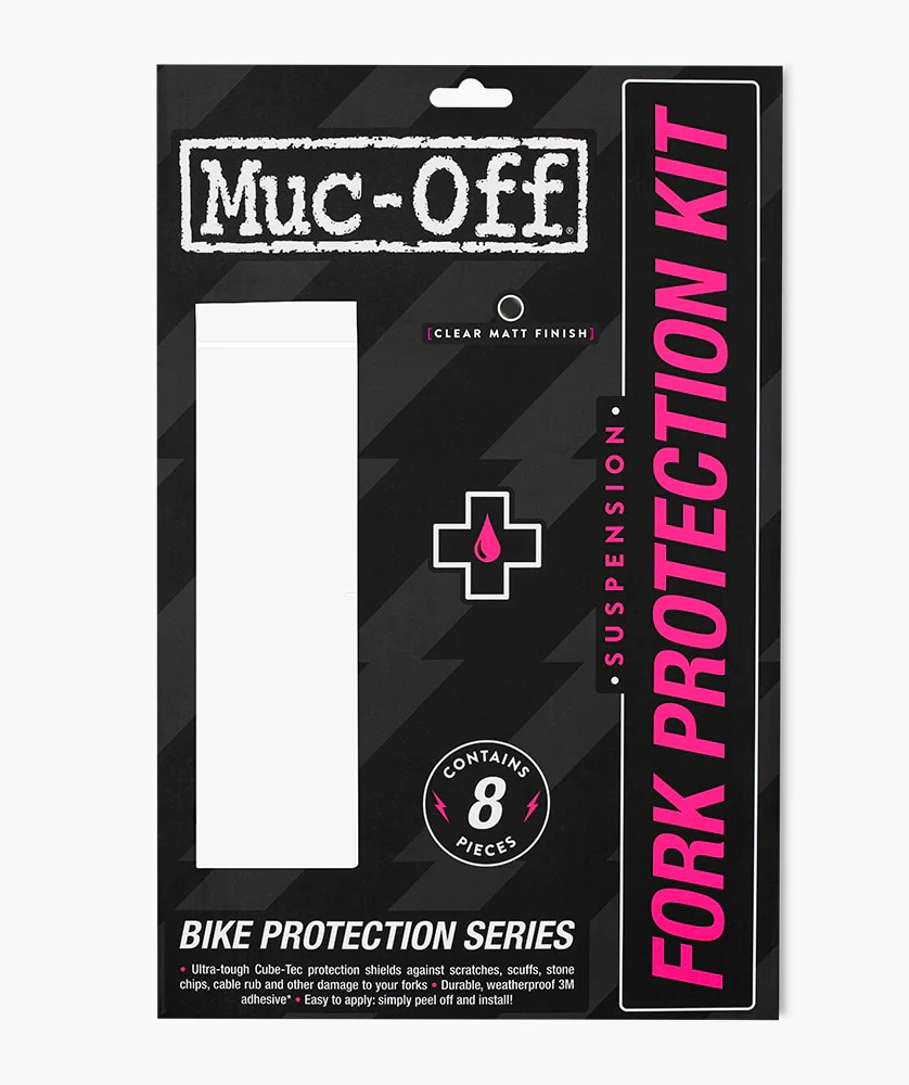 Muc-Off Framgaffelskydd, Fork Protection Kit, Clear Matt