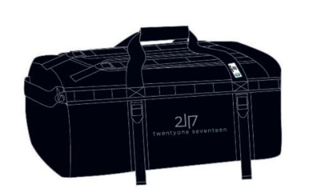 2117 of Sweden Väska, Tarpaulin Duffel, Svart 87L