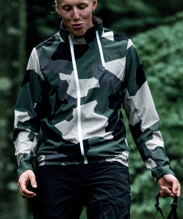 2117 of Sweden Jacka, Risinge Cycling Jacket, Camo AOP