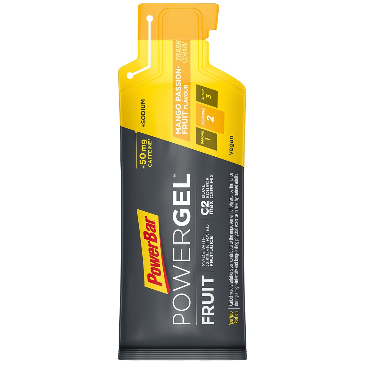 PowerBar Gel, PowerGel Fruit 41gr, Mango Passionfruit