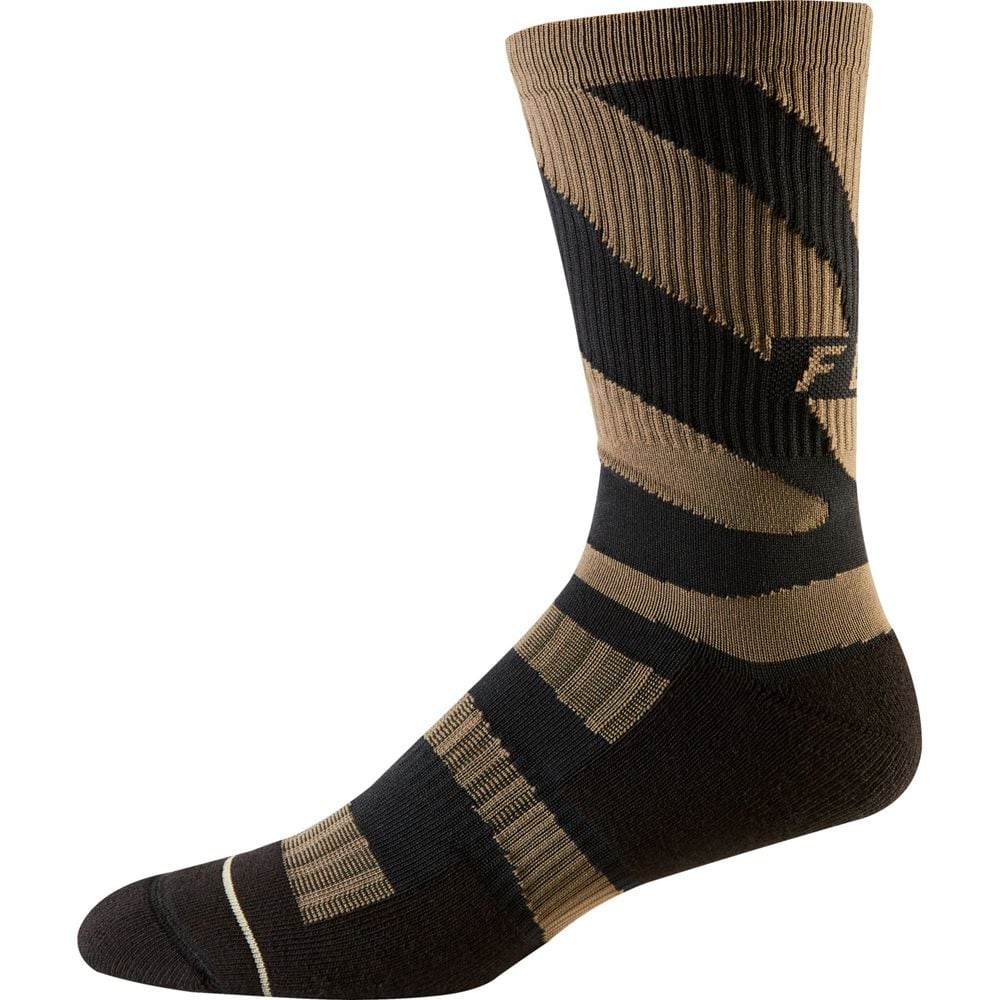 Fox 8" Trail Cushion Sock Dirt S/M