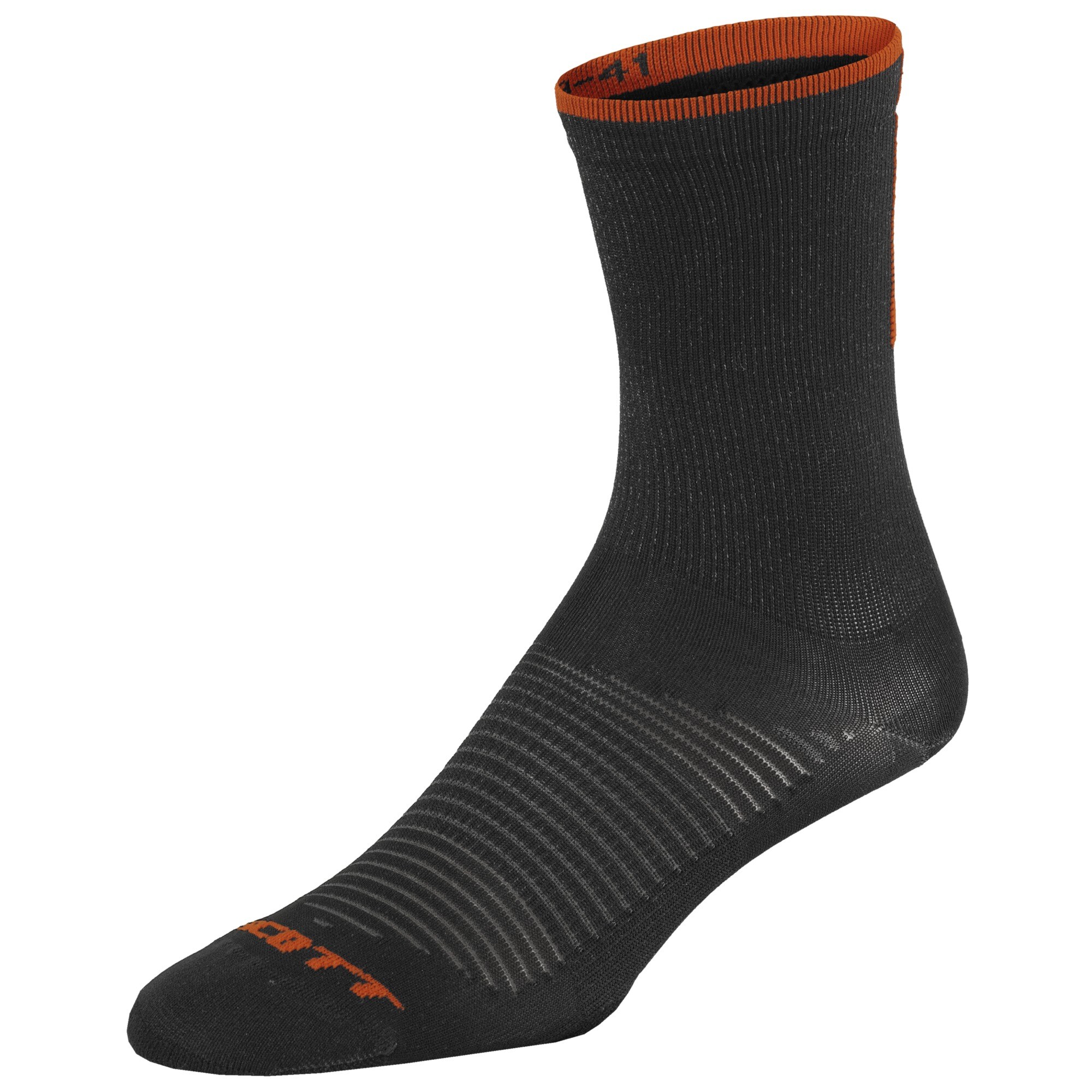 Scott Socka, Road Long Sock, Svart/Orange