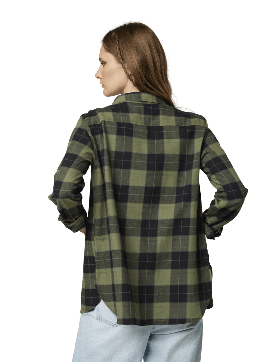 Fox Tröja, Pines Flannel Womens, Army