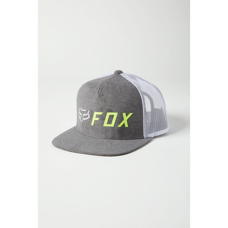 Fox Keps, Apex Snapback Hat Youth, Pewter