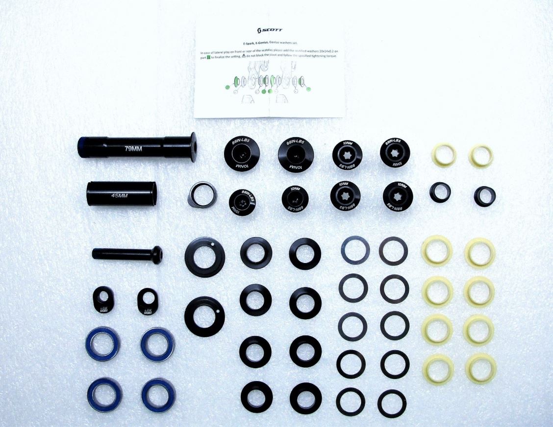 Scott Bult Kit, Swingarm Repair Kit Genius 18