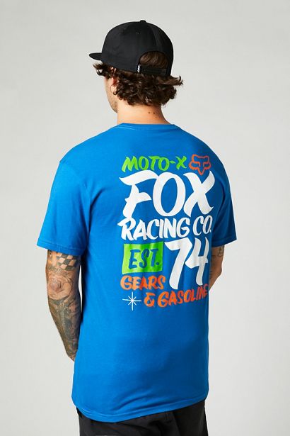 Fox Tröja, Traditional Premium Tee, Royal Blue