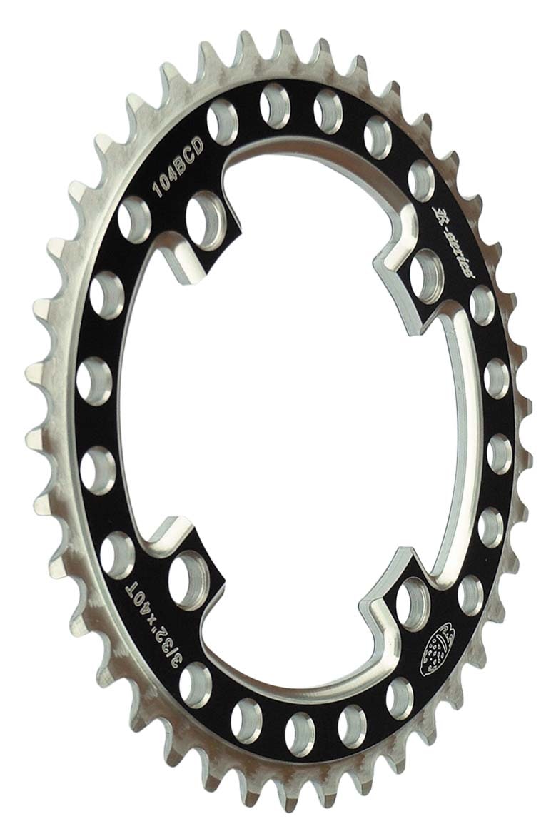 Gusset Drev, Tribal ChainRing, 34-40t 4arms/104mm