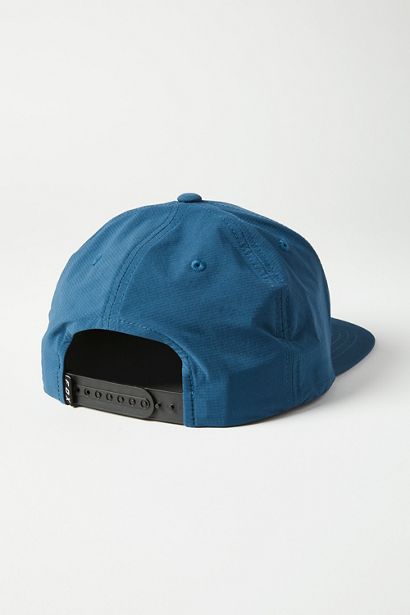 Fox Keps, Emblem Snapback Hat, Dark Indigo