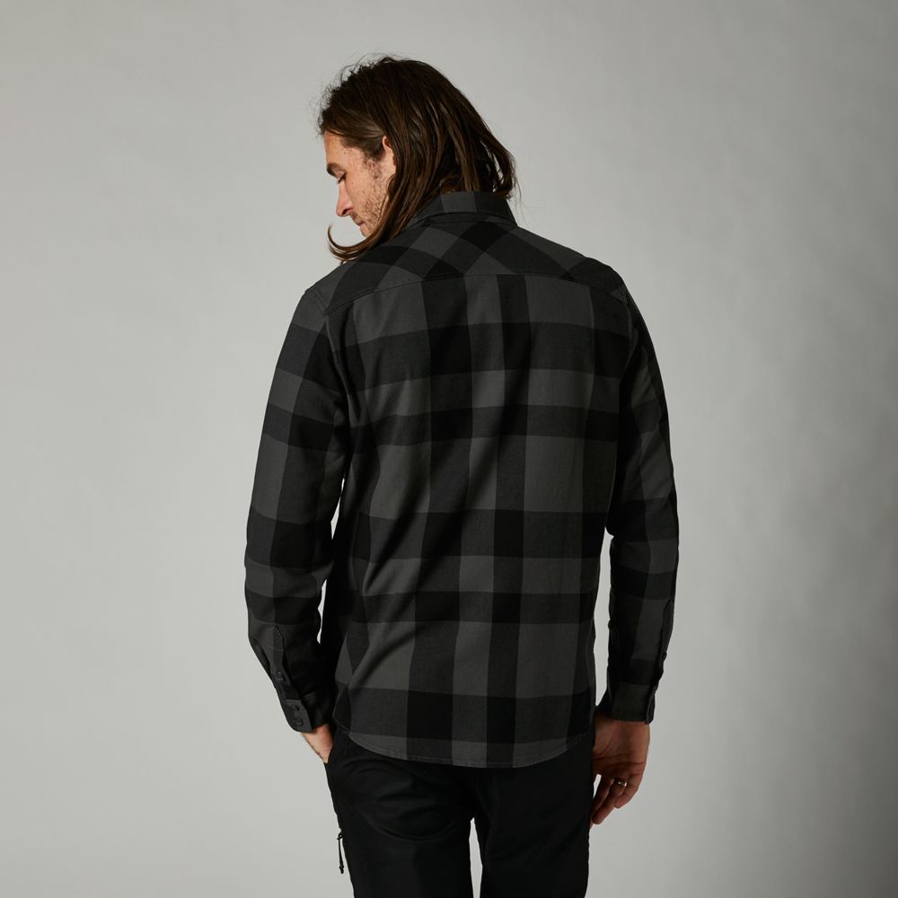 Fox Tröja, Voyd 2.0 Flannel, Black