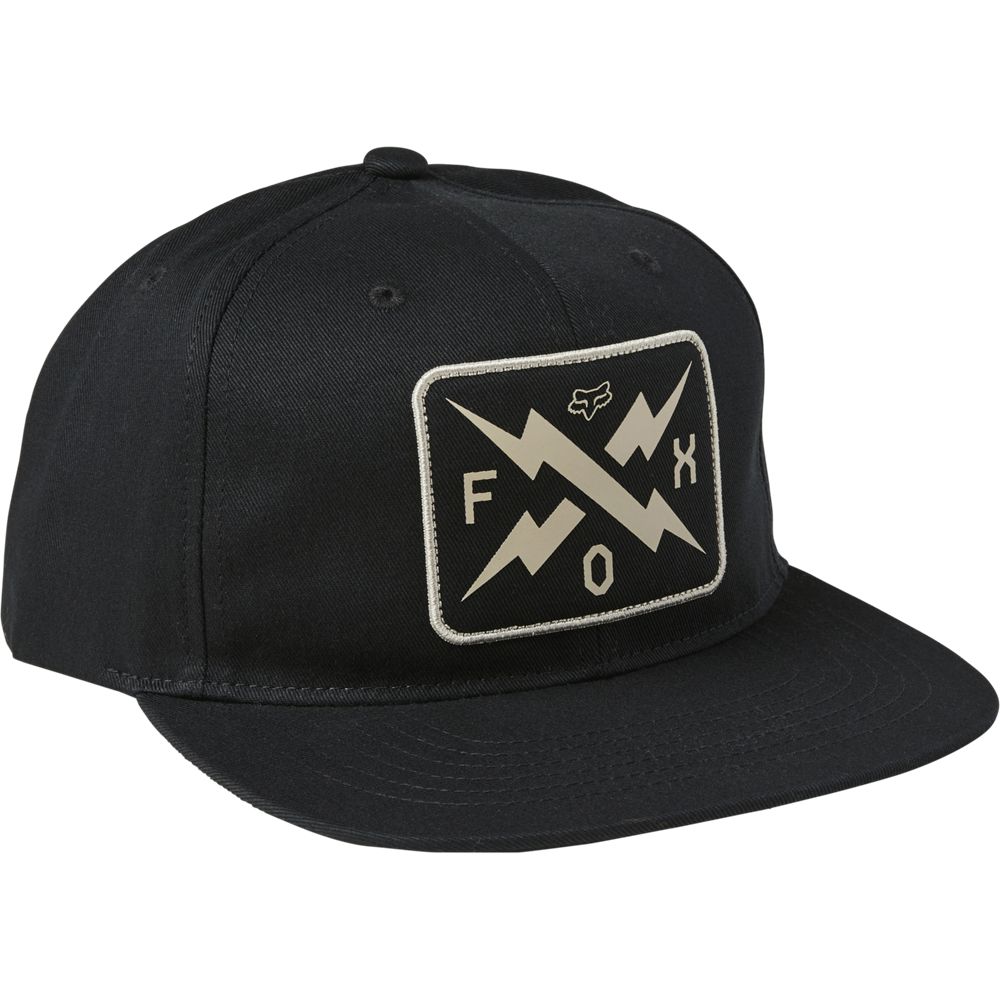 Fox Keps, Calibrated Snapback Hat, Black