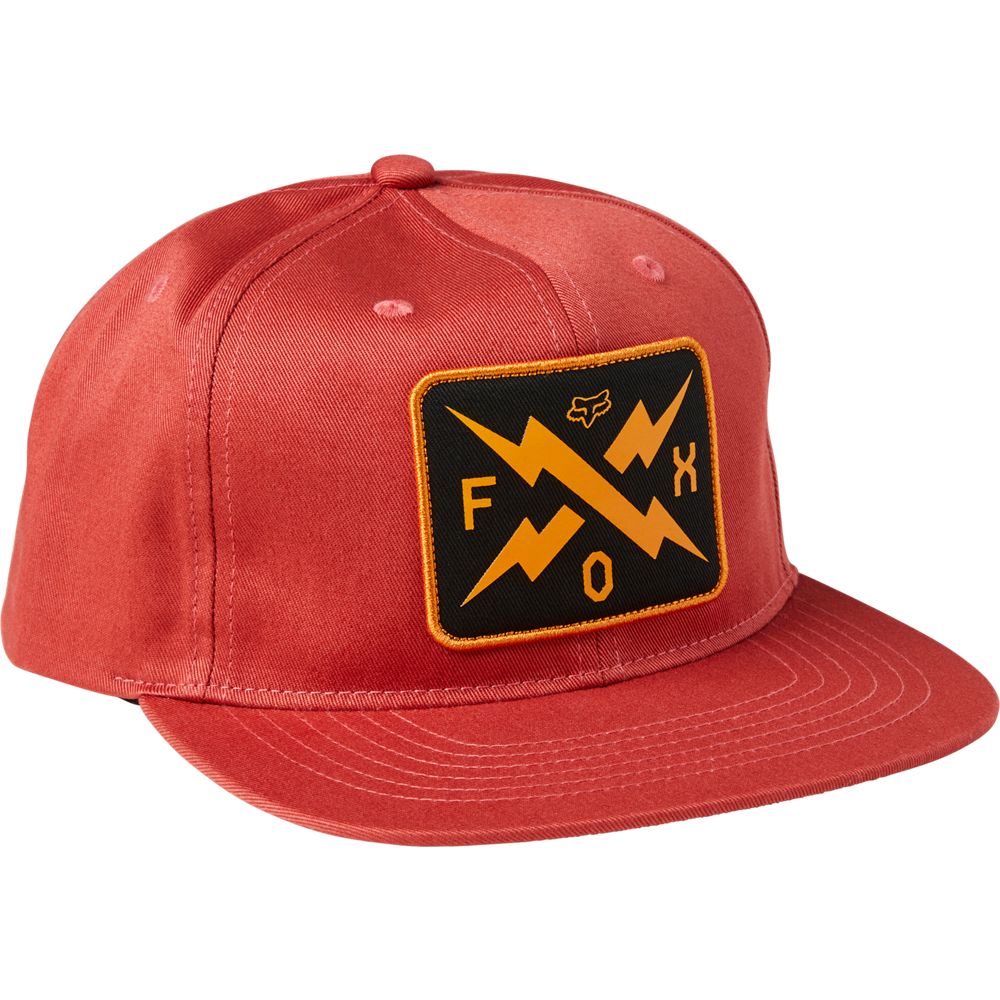 Fox Keps, Calibrated Snapback Hat, Red Clay