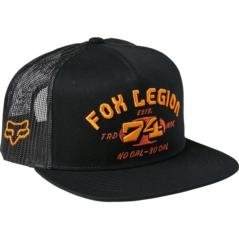 Fox Keps, At Bay Snapback Hat, Black