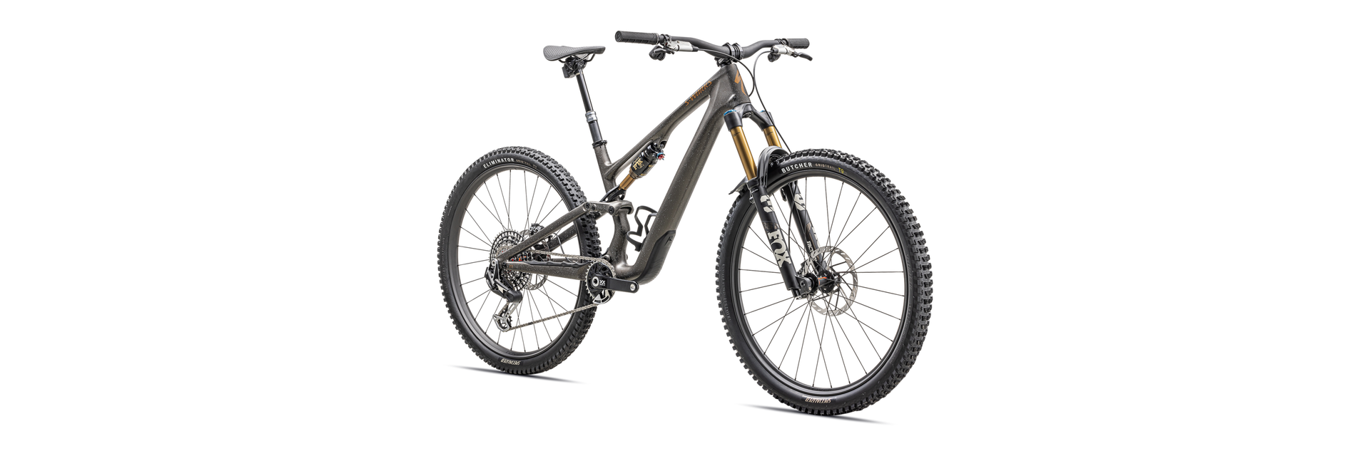 Specialized Cykel, Stumpjumper 15 S-Works, Satin Gunmetal / Clay / White Mtn / Dove Grey / Gloss Bronze