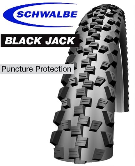 Schwalbe Däck, Black Jack KevlarGuard, 26"