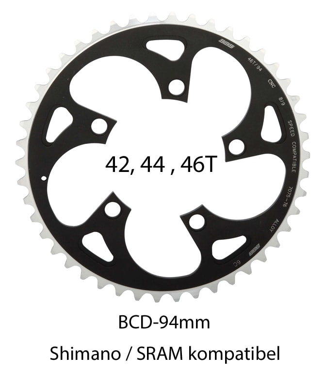 BBB Drev, RoundAbout, 5-bult 94mm 8/9-speed