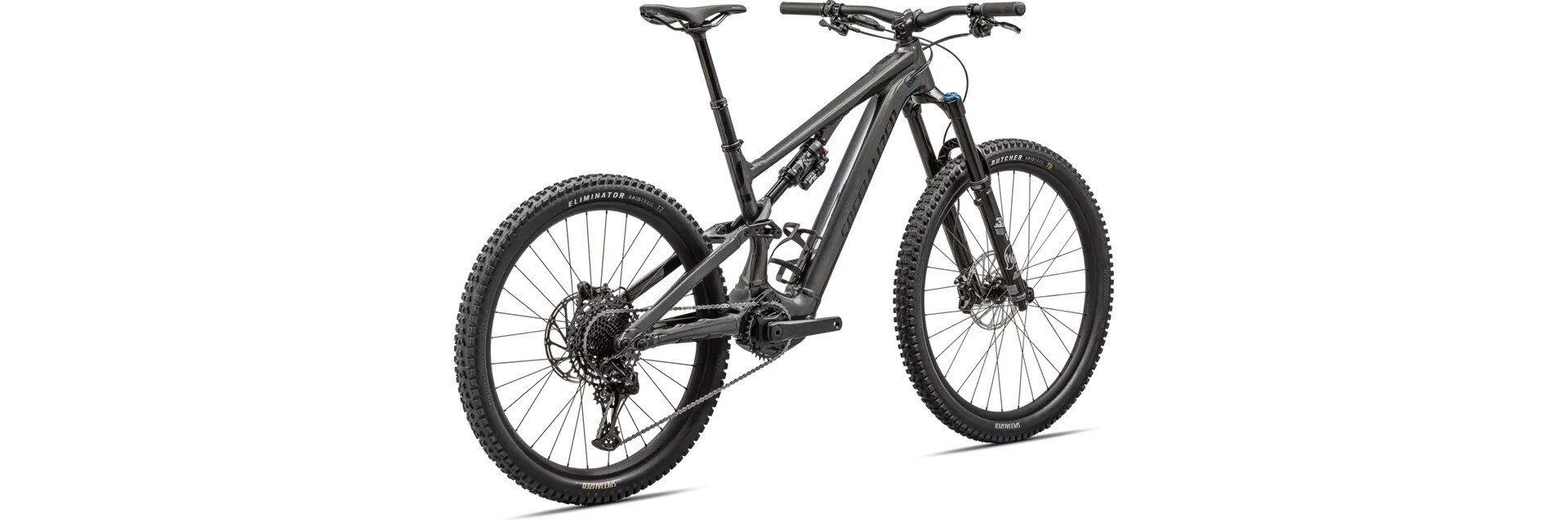Specialized Cykel, Turbo Levo SL Comp Alloy, GLOSS CHARCOAL / SILVER DUST / BLACK