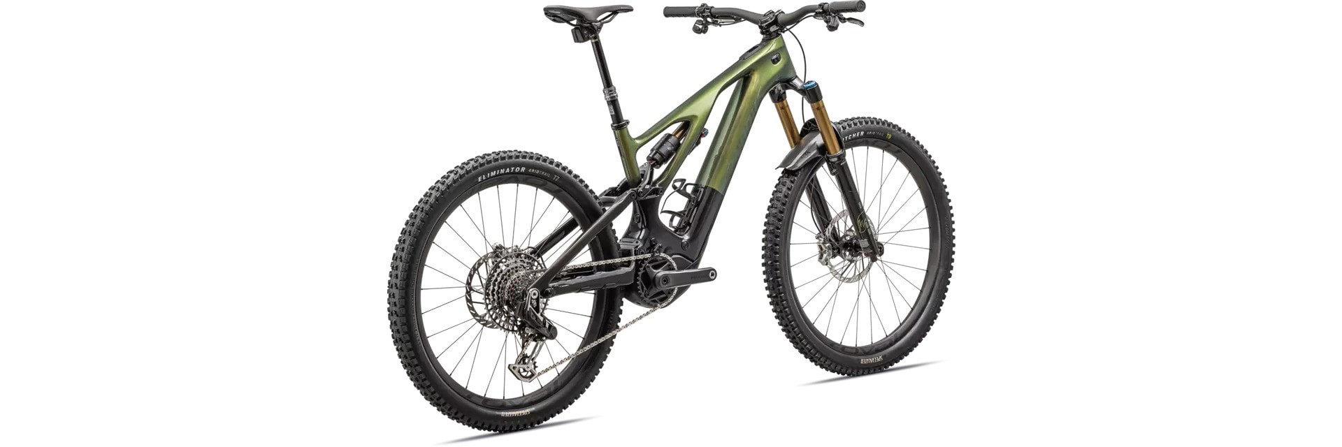 Specialized Cykel, S-Works Turbo Levo, GLOSS GOLD PEARL OVER CARBON / CARBON / GOLD PEARL OVER CARBON