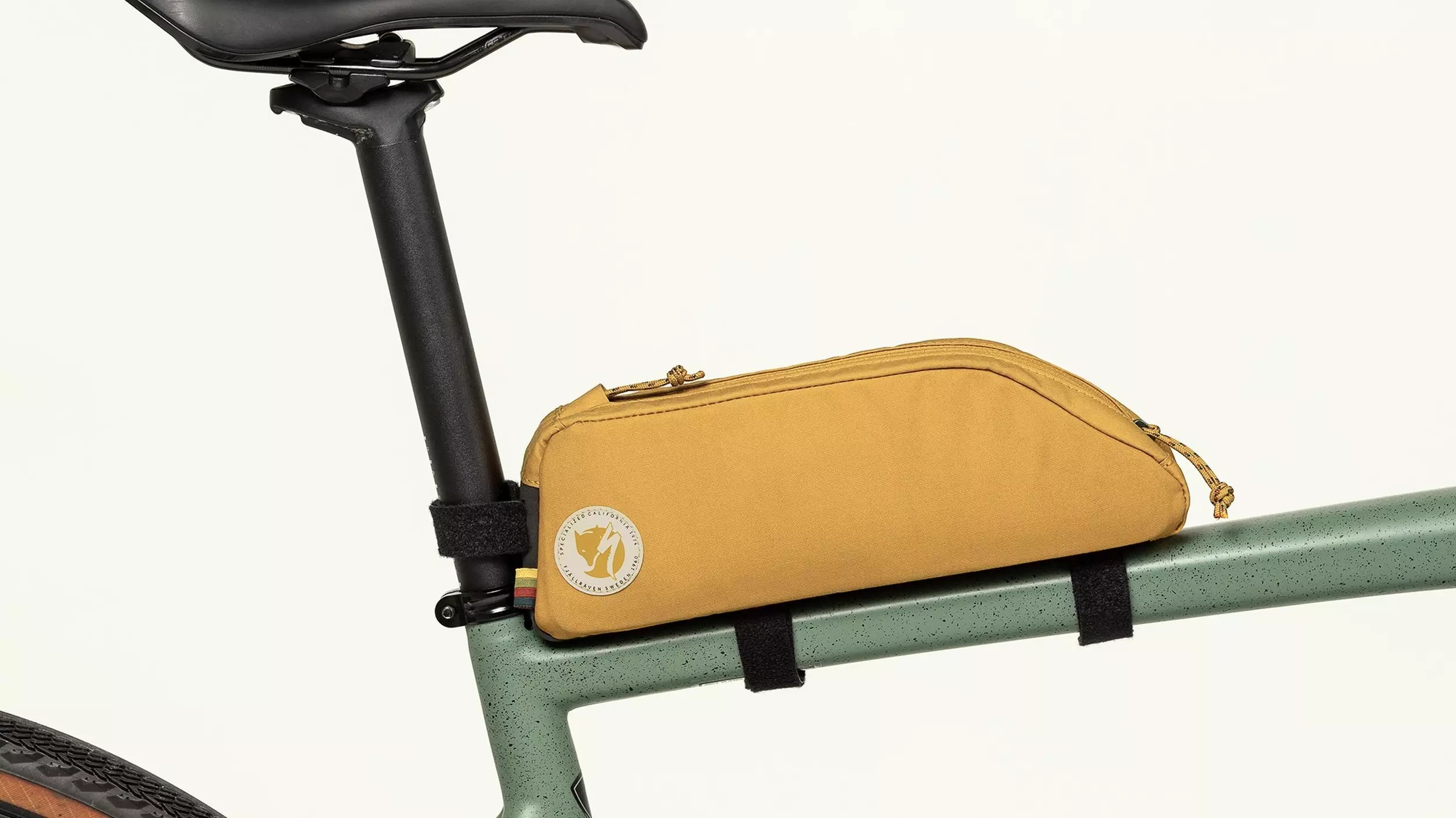 Specialized/Fjällräven Ramväska, Top Tube Bag, Ochre