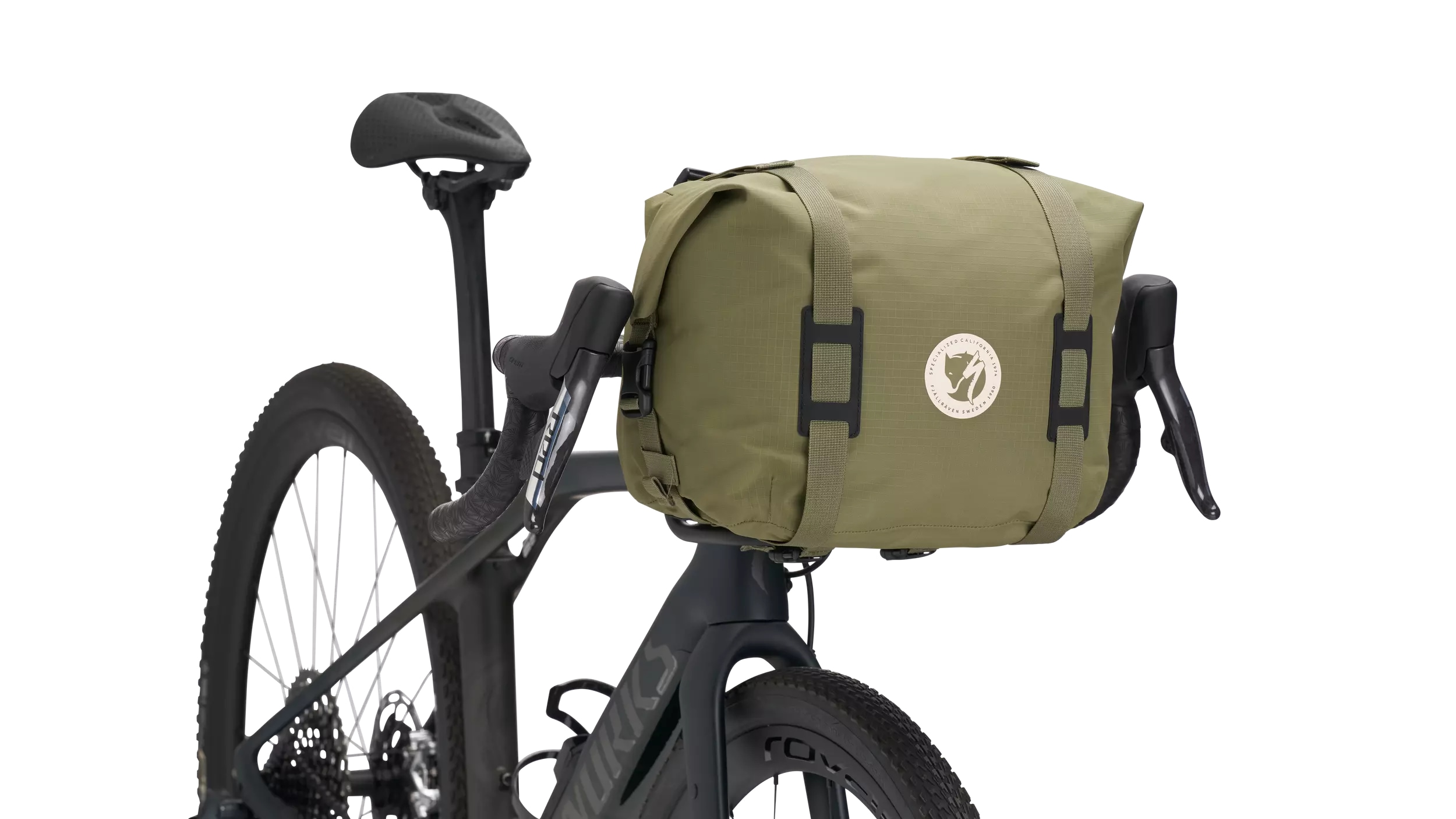 Specialized/Fjällräven Styrväska, Handlebar Rolltop Bag, Green