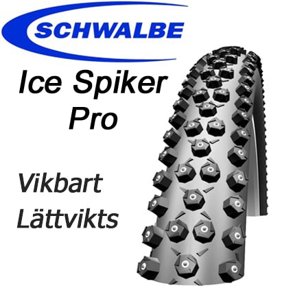 Schwalbe Däck, Ice Spiker Pro, Vikbart, 27.5"/650bX2.25