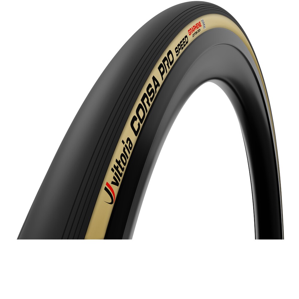 Vittoria Däck, Corsa Pro SPEED TLR 700c, Para (Beige) Sidewall/Black