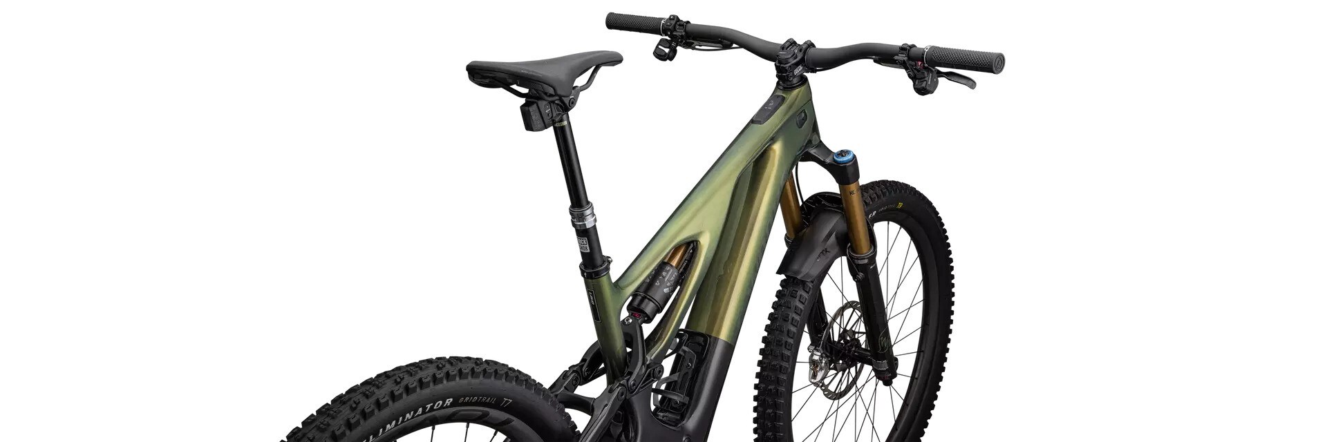 Specialized Cykel, S-Works Turbo Levo, GLOSS GOLD PEARL OVER CARBON / CARBON / GOLD PEARL OVER CARBON