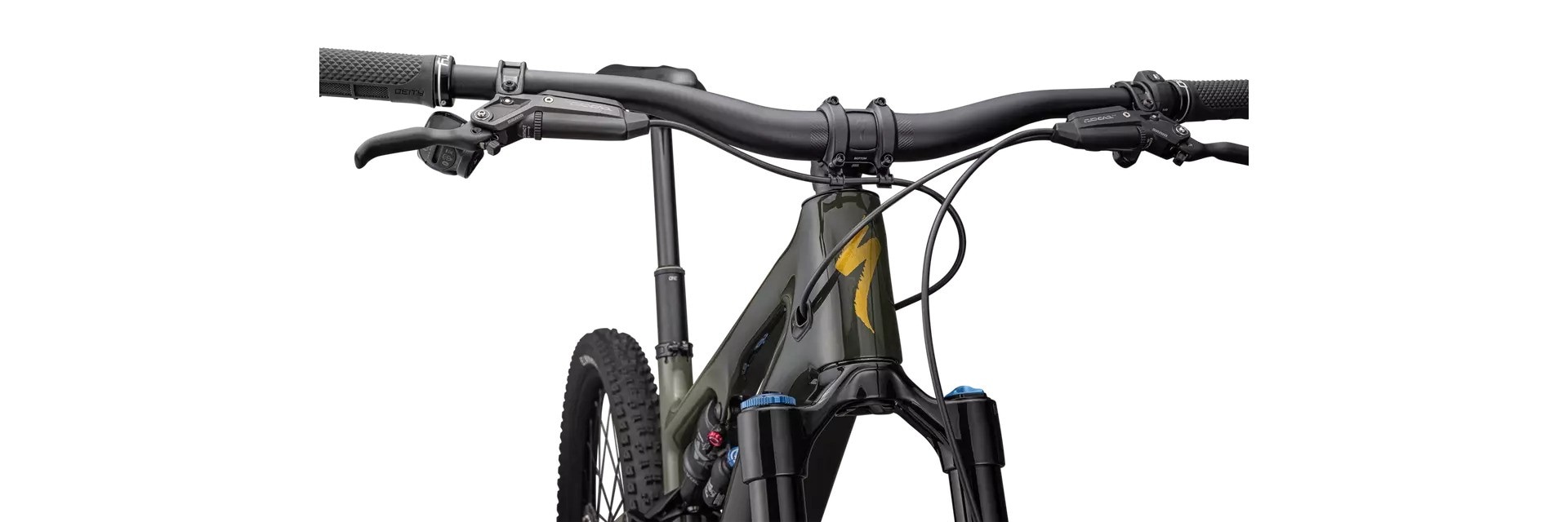 Specialized Cykel, Turbo Levo SL Expert Carbon, GLOSS DARK MOSS / OAK GREEN / HARVEST GOLD