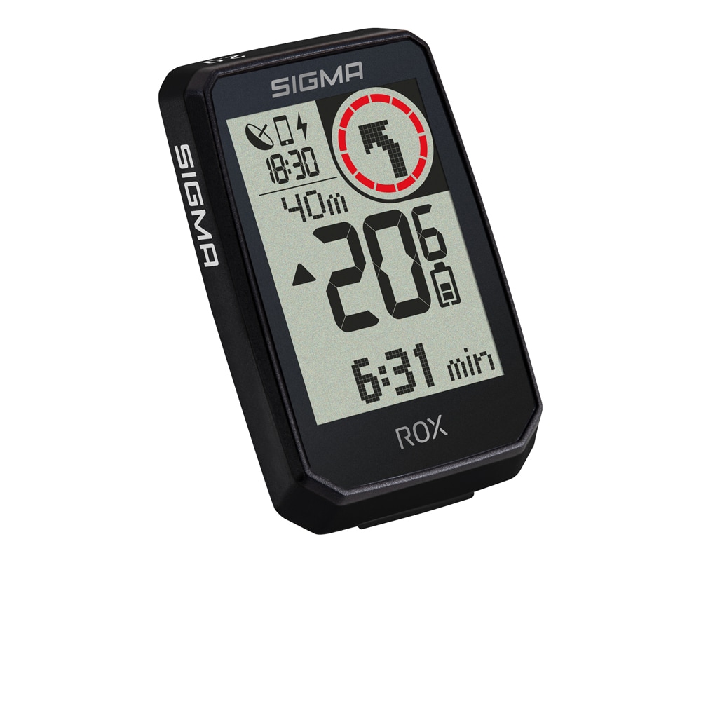 Sigma Cykeldator, ROX 2.0 Endurance GPS, Black