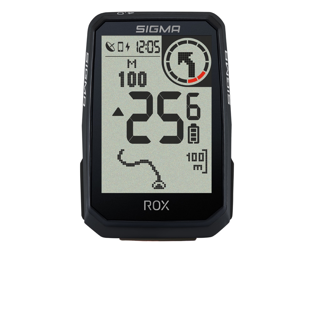 Sigma Cykeldator, ROX 4.0 Endurance GPS, Black