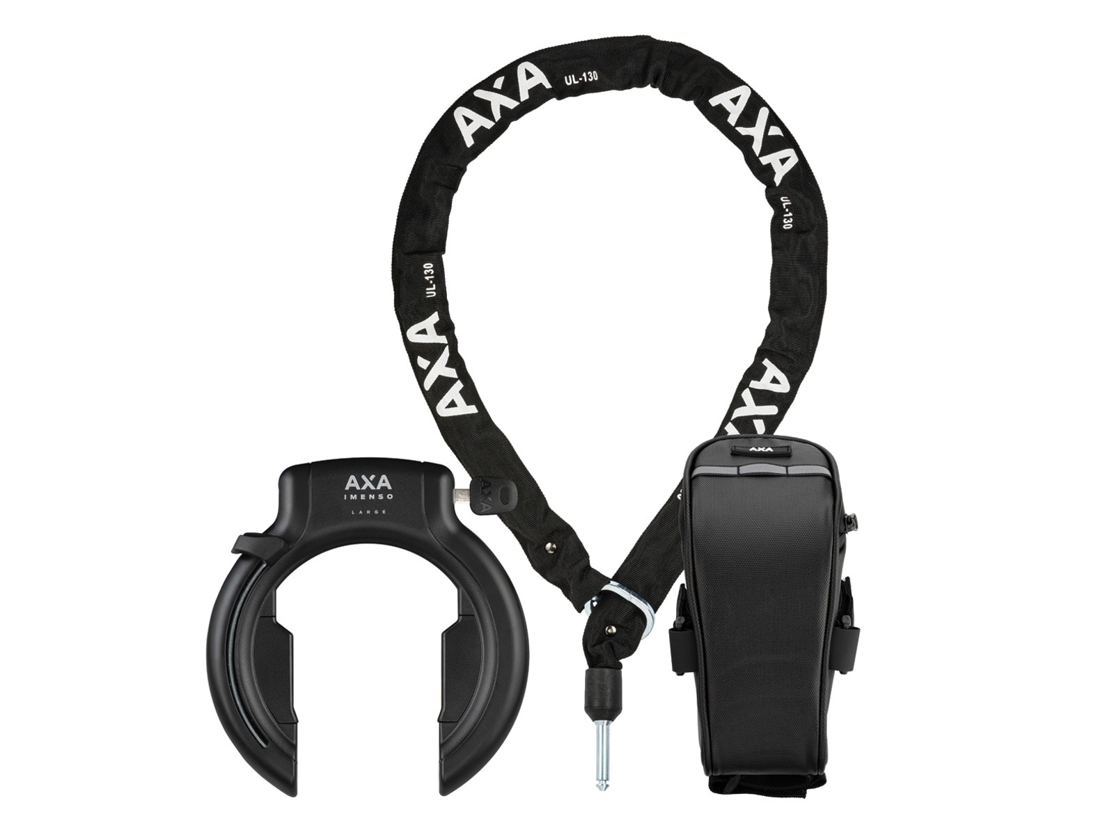 Axa Lås, Ring Lock Imenso XL SET, Svart