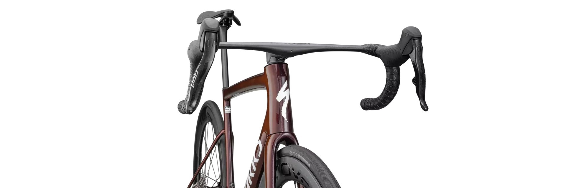 Specialized Cykel, Tarmac SL8 S-Works-SRAM RED AXS, Gloss Solidity/Red To Black Pearl/Metallic White Silver