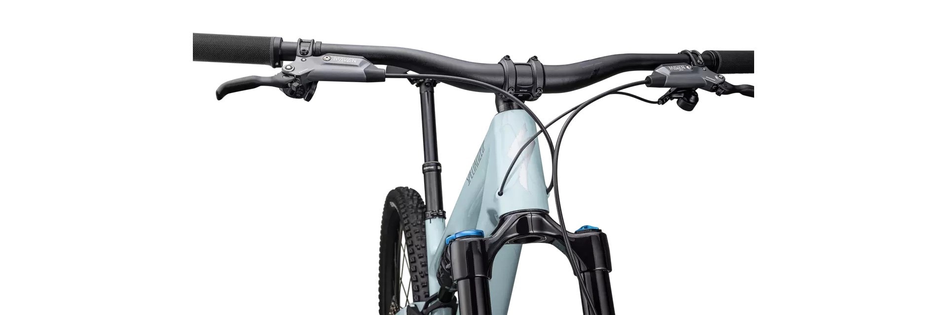 Specialized Cykel, Stumpjumper 15 COMP, Gloss Seafoam / Silver Dust